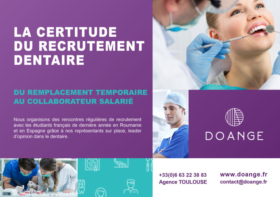 recrutement dentaire avec certitude via DOANGE